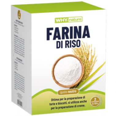 Why Nature Farina di Riso - 1 Kg AVENE - ALIMENTI PROTEICI