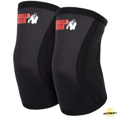 Gorilla Wear Fasce per Gomiti 3MM Elbow Sleeves - Fasce Nero ABBIGLIAMENTO