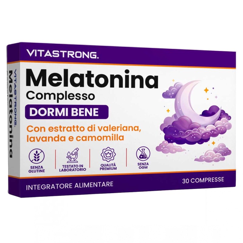 Vitastrong Melatonin Complex - 30 cpr RIMEDI NATURALI