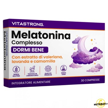 Vitastrong Melatonin Complex - 30 cpr RIMEDI NATURALI