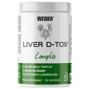 Weider Liver D-Tox Complex - 90 caps RIMEDI NATURALI