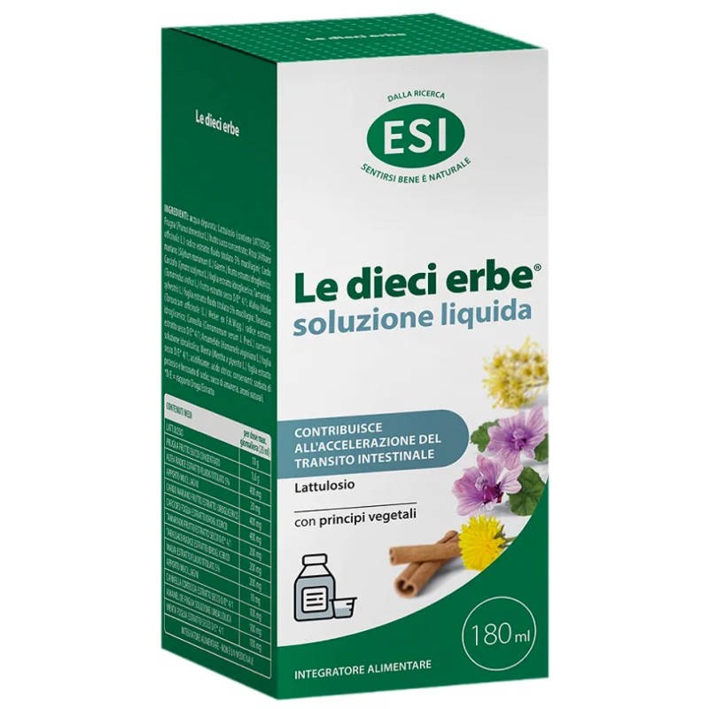 Esi Le Dieci Erbe Soluzione Liquida - 180 ml RIMEDI NATURALI