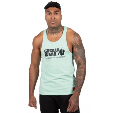Gorilla Wear Canotta Classica Tank Top - Canotta Verde Menta ABBIGLIAMENTO
