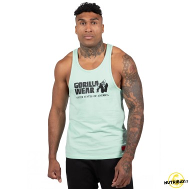 Gorilla Wear Canotta Classica Tank Top - Canotta Verde Menta ABBIGLIAMENTO