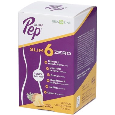 Bios Line Ultra Pep Slim 6 Zero - 20 bustine da 10 ml. RIDUZIONE PESO