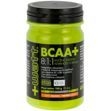 +WATT Ramificati BCAA+ POLVERE 8:1:1 KYOWA 100 gr. 811 AMINOACIDI con VITAMINE
