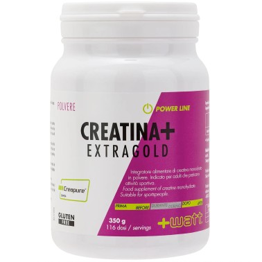 +WATT CREATINA EXTRA GOLD MONOIDRATO polvere 350gr qualita' purissima CREAPURE CREATINA