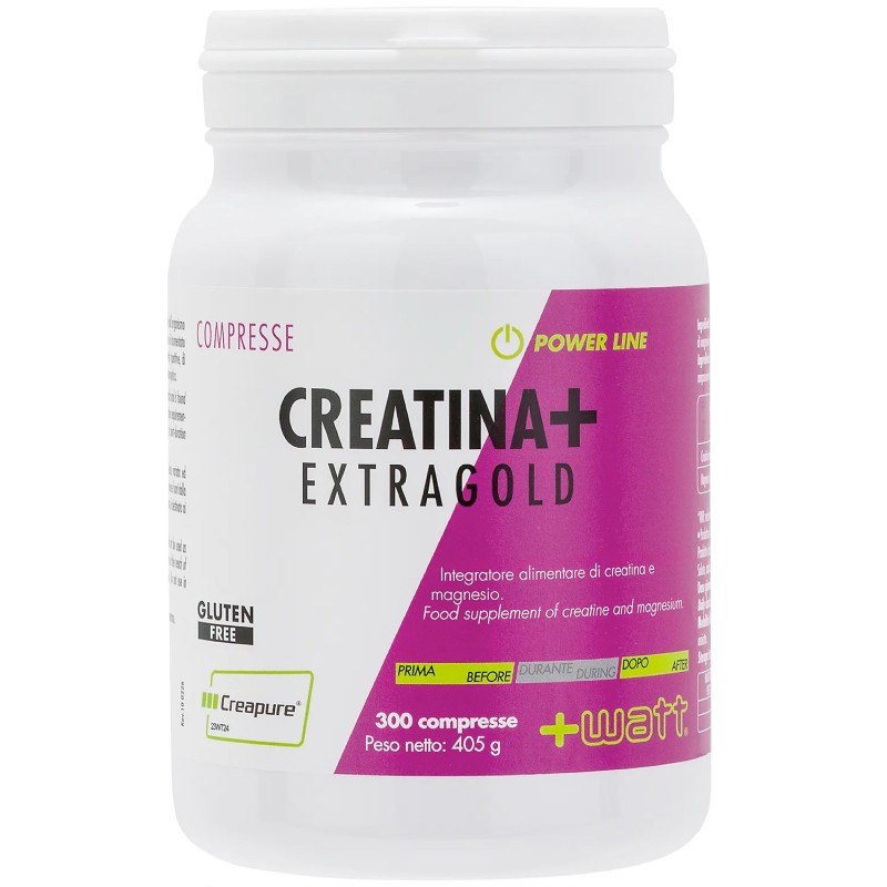 +Watt creatina Extra Gold Creapure 300 cpr CREATINA
