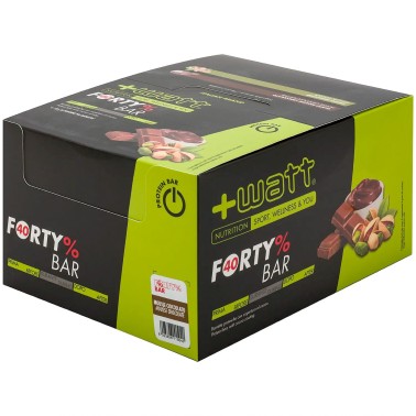 +Watt Forty% Bar - 20 barrette da 80 gr BARRETTE ENERGETICHE