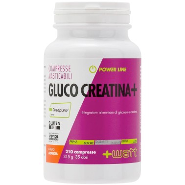 +Watt Gluco Creatina+ - 210 cpr masticabili CREATINA