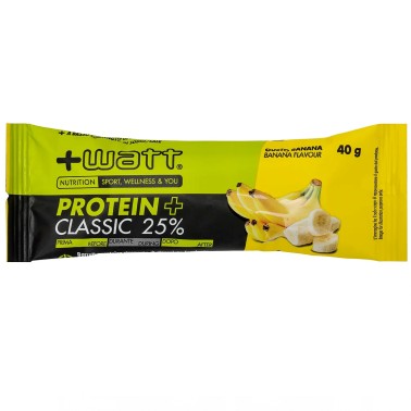 +WATT Protein+ Classic 25% Proteine Barretta proteica 40 gr. Gluten Free BARRETTE ENERGETICHE