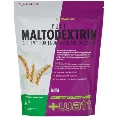 +Watt Pure Maltodextrin D.E. 19 DOYPACK 1 KG