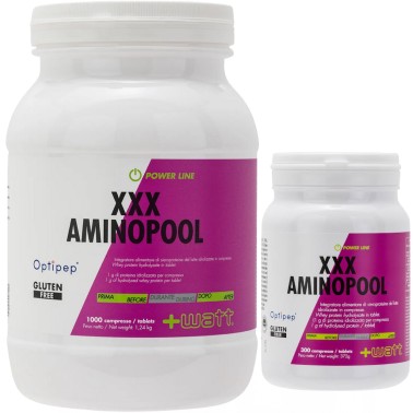 +WATT XXX AMINO POOL AMINOACIDI COMPLESSI ESSENZIALI BCAA DA PROTEINE WHEY