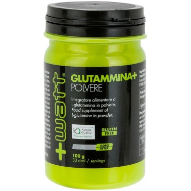 +WATT Glutammina+ 100 gr Pura Glutamina in Polvere Qualita' Kyowa Anticatabolico