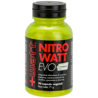 +Watt NITROWATT EVO ARGININA CREATINA VITAMINE BETA ALANINA E CITRULLINA