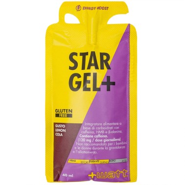 +WATT Star Gel+ GEL Energetico Ciclismo Corsa Vitargo ß-alanina Maltodestrine