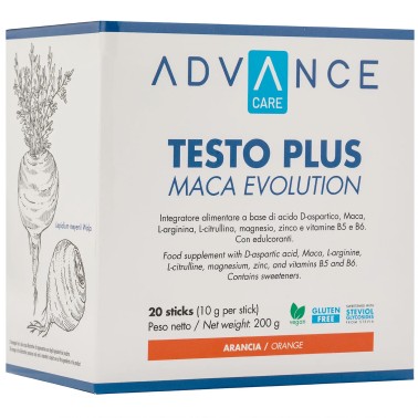 Advance Care Testo Plus Maca Evolution - 20 stick da 10 gr TONICI