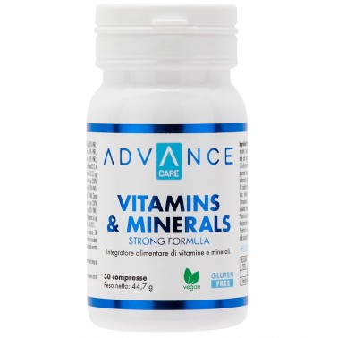Advance Care Vitamins & Minerals Strong Formula - 30 cpr VITAMINE