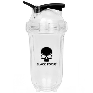 Black Focus Pro Shaker - 500 ml Trasparente