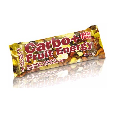 +WATT CARBO+ FRUIT ENERGY 24 Barrette Energetiche da 40 g a base di Frutta Secca BARRETTE ENERGETICHE