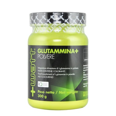 +WATT Glutammina+ 300 gr. Pura Glutamina in Polvere Kyowa Amino Anticabolico in vendita su Nutribay.it