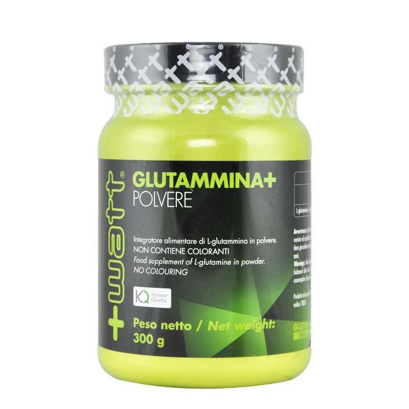 +WATT Glutammina+ 300 gr. Pura Glutamina in Polvere Kyowa Amino Anticabolico GLUTAMMINA