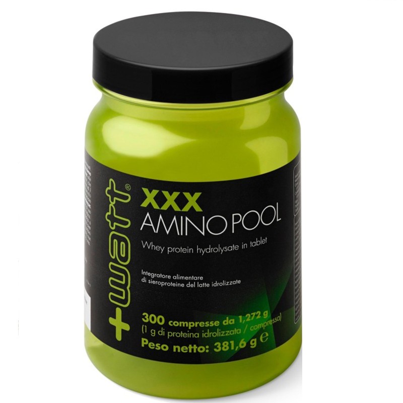 +WATT XXX Amino Pool 300 cpr. Aminoacidi Da Proteine del Siero Idrolizzate AMINOACIDI COMPLETI / ESSENZIALI