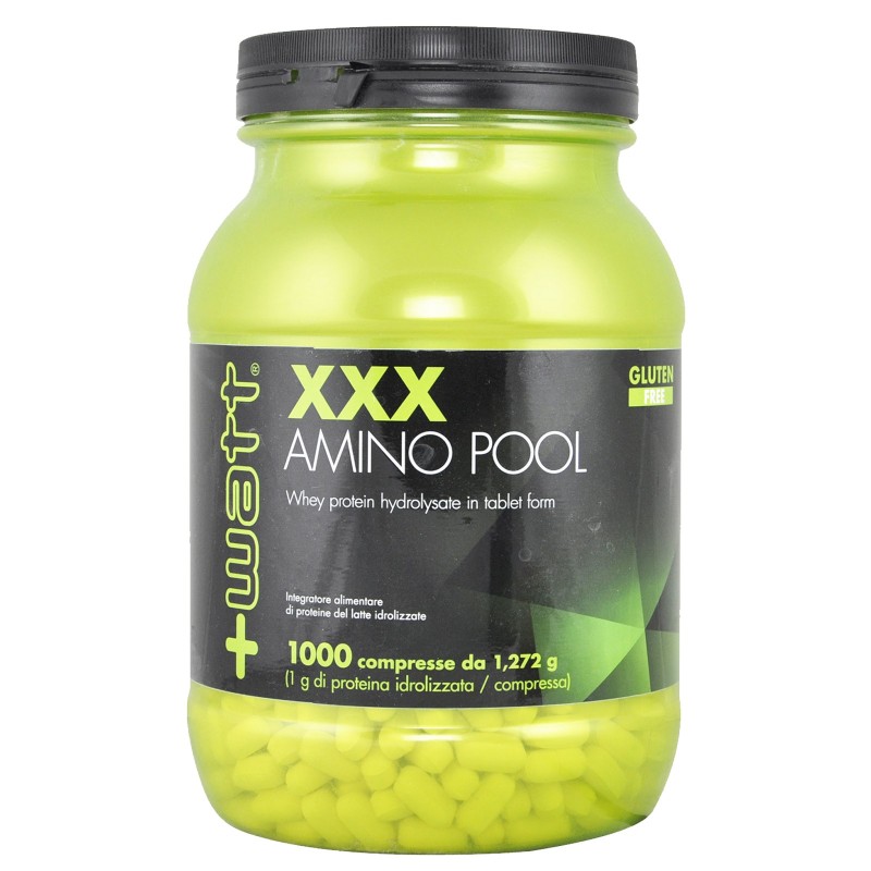 +WATT XXX Amino Pool 1000 cpr. Aminoacidi Da Proteine del Siero Idrolizzate AMINOACIDI COMPLETI / ESSENZIALI