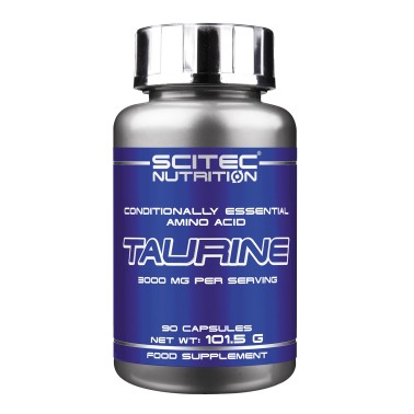 SCITEC NUTRITION Taurine 90 cps. Pure Taurina Aminoacidi Essenziali Energetico in vendita su Nutribay.it