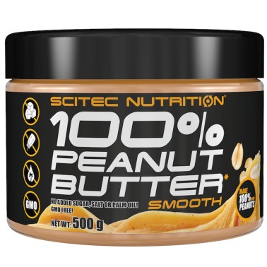 SCITEC NUTRITION 100% Peanut Butter Puro Burro d' Arachidi senza Zucchero e OGM! AVENE - ALIMENTI PROTEICI