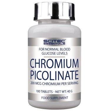 SCITEC NUTRITION Chromium Picolinate 100 cpr. Cromo Picolinato BRUCIA GRASSI BRUCIA GRASSI TERMOGENICI