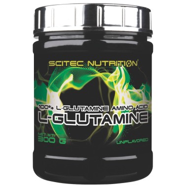 Scitec Nutrition L-Glutamine 300 gr. Glutammina in Polvere Anticatabolico GLUTAMMINA