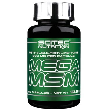 Scitec Nutrition Mega MSM 100 cps Metilsulfonilmetano Articolazioni BENESSERE ARTICOLAZIONI