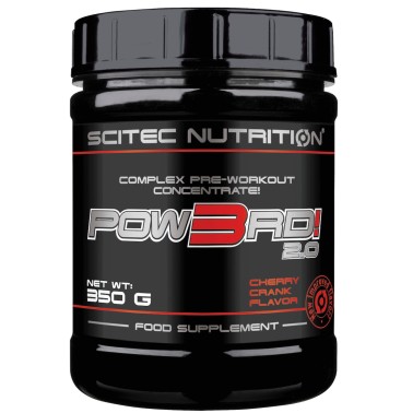 Scitec Nutrition Pow3Rd 2.0 350 gr. Pre Work Out con Creatina e Arginina PRE ALLENAMENTO