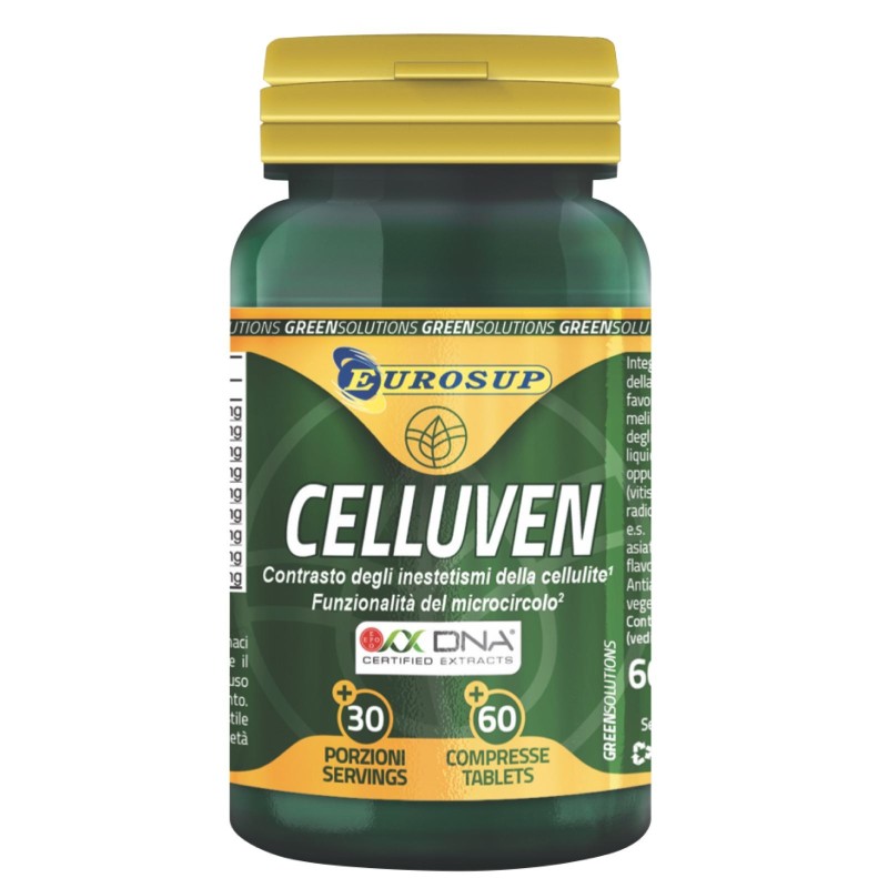 Eurosup Celluven 60 cpr. Integratore Anti Cellulite con Centella BENESSERE-SALUTE