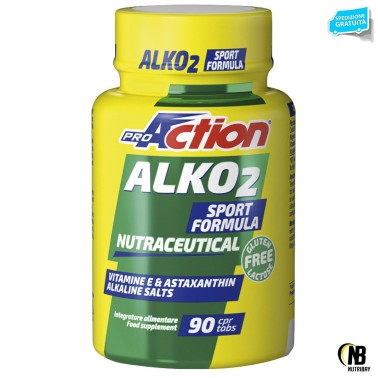 Proaction Alko 2 90 cpr Alcalinizzante calcio magnesio vitamina E ed astaxantina BENESSERE-SALUTE