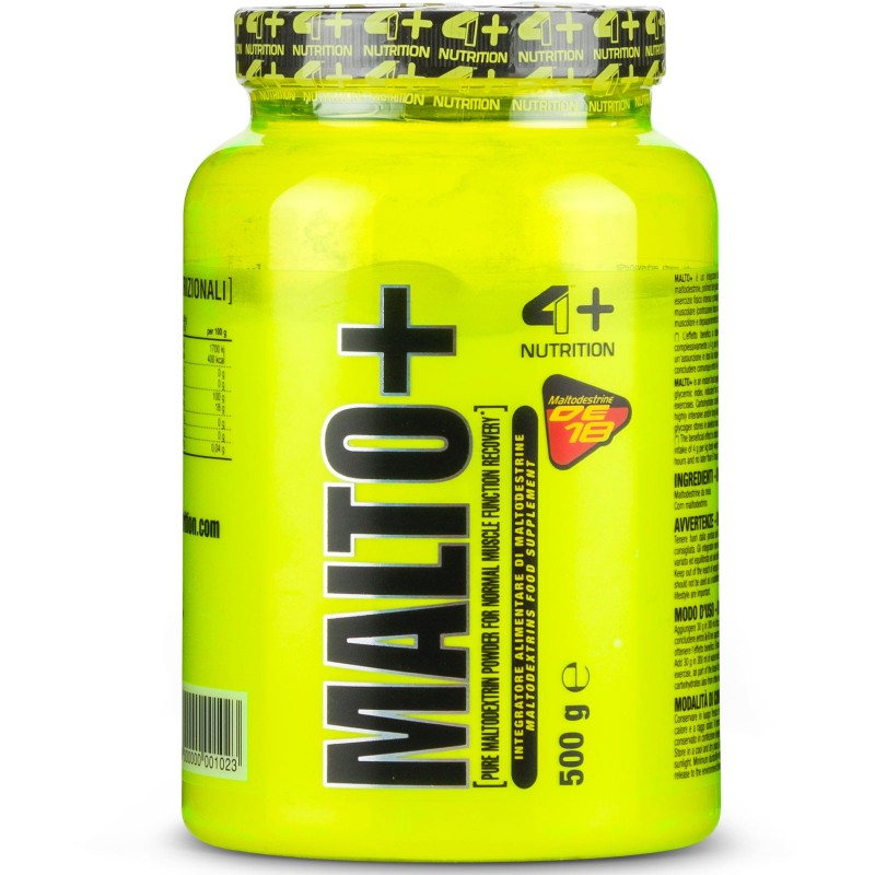 4+ Nutrition Malto+ 500 gr. Integratore di Maltodestrine in polvere Carboidrati in vendita su Nutribay.it