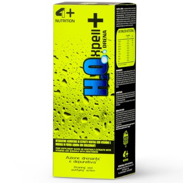 4+ Nutrition H2O Xpell + Drena 500 ml drenanate con te Verde e Ananas in vendita su Nutribay.it