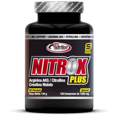 Pronutrition Nitrox Plus 100 cpr. Arginina Akg Citrullina Creatina e acido Folico in vendita su Nutribay.it