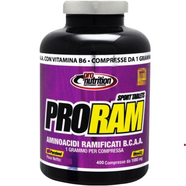 Pronutrition Proram 400 cpr Aminoacidi ramificati da 1 grammo con vitamina b6 AMINOACIDI BCAA
