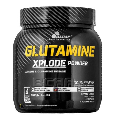 Olimp Glutamine Xplode Powder 500 gr. Glutammina con Vitamine b6 b12 e C GLUTAMMINA