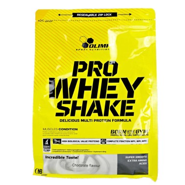 Olimp Pro Whey Shake 700 gr Proteine del Siero Isolate Idrolizzate e Concentrate PROTEINE