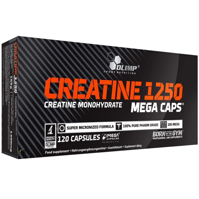 Olimp Creatine 1250 Mega Caps 120 Creatina in Capsule da 1,25 grammi CREATINA