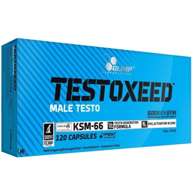 Olimp Testoxeed 120 cps Testosterone Booster con Maca Daa Fieno Greco TONICI