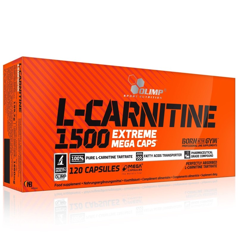 OLIMP L-Carnitina 1500 Extreme 120 MEGA CAPS Dimagrante CARNITINA