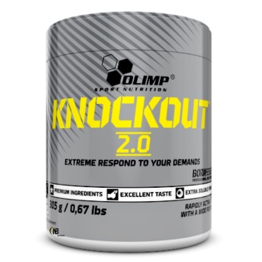 Olimp Knockout 2.0 305 gr. Pre-workout con Beta Alanina Citrullina Arginina PRE ALLENAMENTO