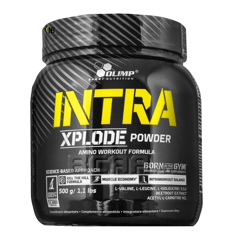 Olimp Intra Xplode Powder 500 gr. Pre-Workout con Bcaa 5:3:2 in vendita su Nutribay.it