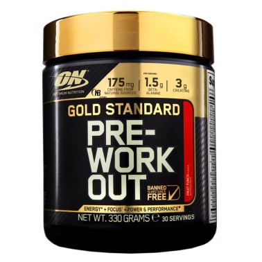 On Optimum Nutrition Gold Standard Pre-Workout 330 gr. Pre Allenamento PRE ALLENAMENTO