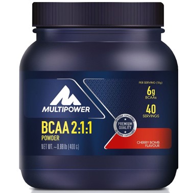 Multipower BCAA 2:1:1 Powder 400 grammi aminoacidi ramificati in Polvere AMINOACIDI BCAA