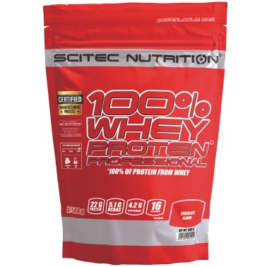 Scitec Nutrition 100% Whey Protein Professional 500 Gr. Proteine Siero del Latte PROTEINE